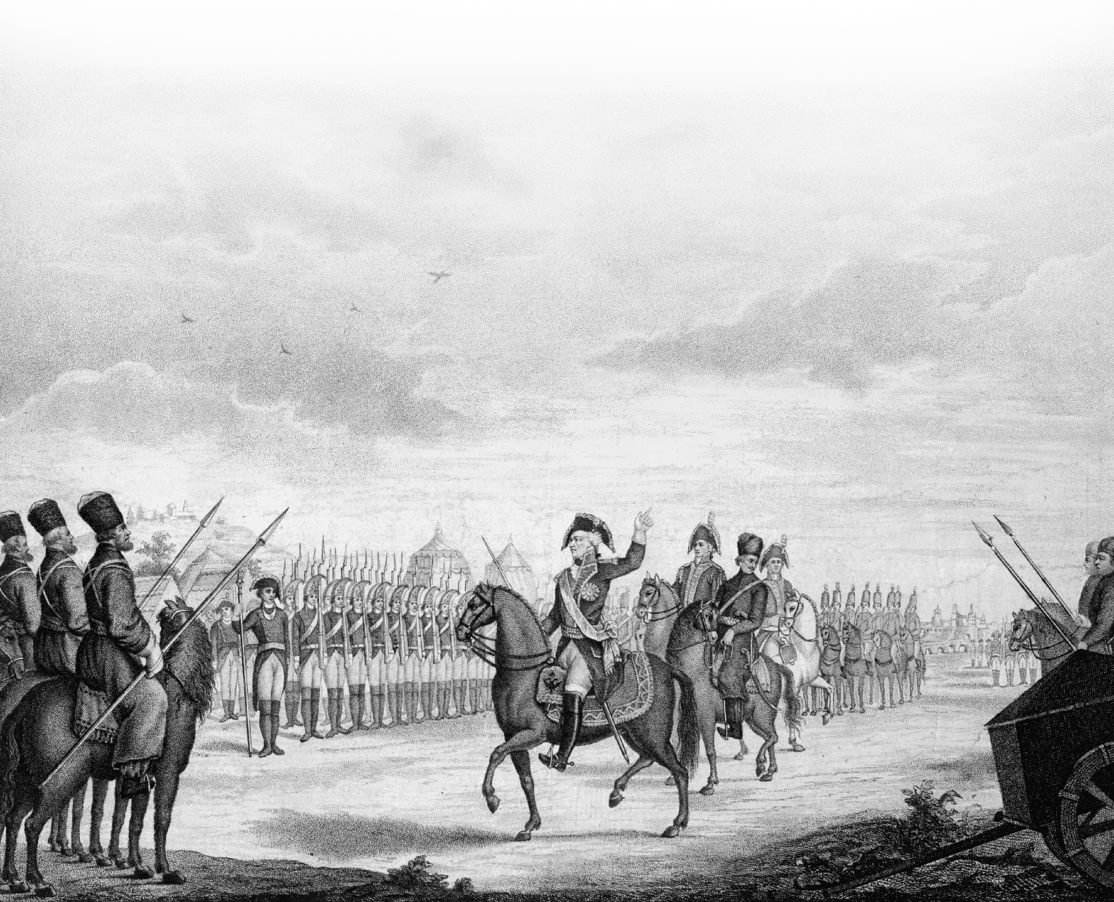 Суворов перед солдатами